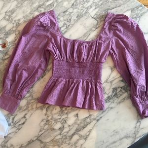 Ciao Lucia Purple Colombo Top, Size M